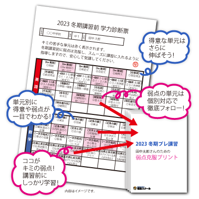 冬期講習 | 東京都に教室を展開する進学塾・学習塾の城北スクール